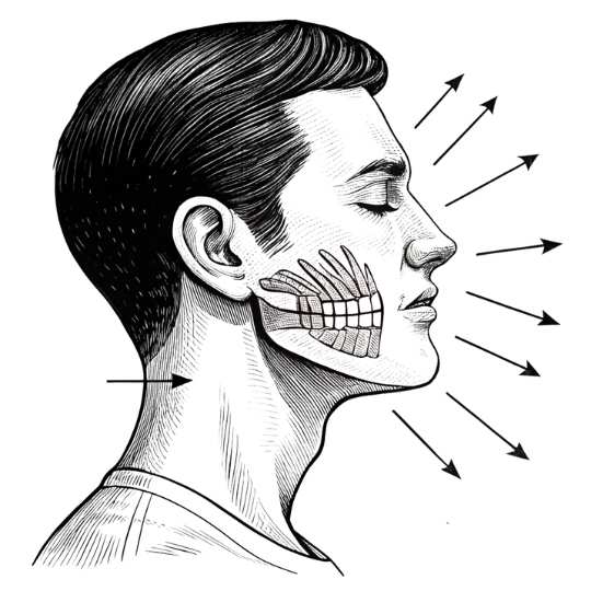 Clicking, popping, or grinding sounds during jaw movement