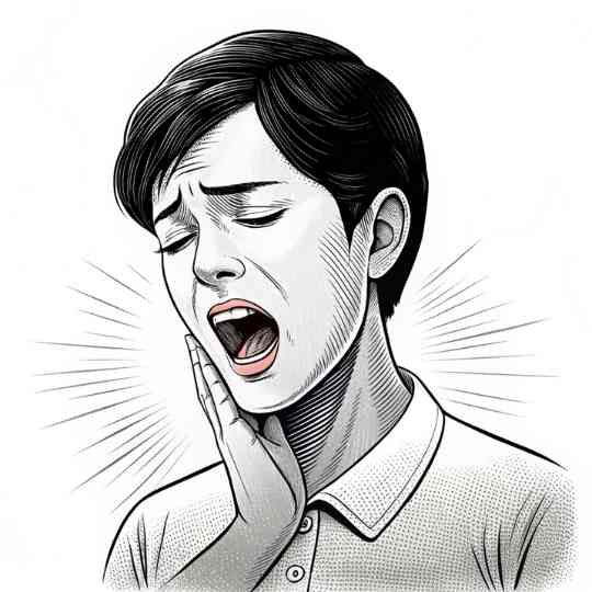 Difficulty opening or closing the mouth